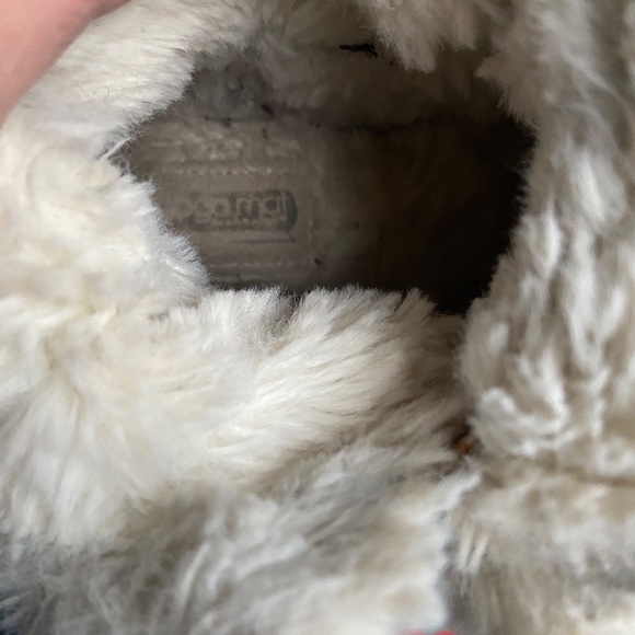 Skechers YogaMat Insole Pull-On Ankle Boots Tan Suede Faux Fur Lined Size 9 - Picture 8 of 8